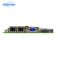 Carte mère industrielle embarquée Nano Intel J1900 BayTrail 2*Mini PCIe Double Gigabit Ethernet 120*120mm pour POS et affichage numérique