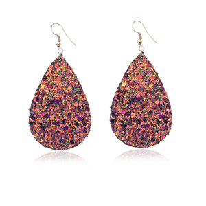 Aimeishi nuovo Design Bling Paillette a forma di goccia d'acqua da donna <span class=keywords><strong>in</strong></span> <span class=keywords><strong>pelle</strong></span> sintetica - Product Image 2