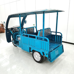 Trois roues <span class=keywords><strong>moto</strong></span> camion agricole E chargement de marchandises boîte électrique Dumper Cargo Tricycle en acier inoxydable - Product Image 6