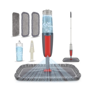 Uso Doméstico Comercial Microfibra Wet Dust <span class=keywords><strong>Mop</strong></span> 3X Reutilizável Almofadas Laváveis para Madeira Laminado Pisos <span class=keywords><strong>Spray</strong></span> <span class=keywords><strong>Mop</strong></span> para Eficaz - Product Image 1
