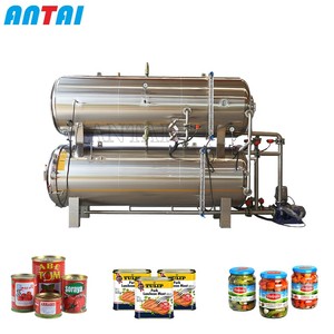 Kleine automatische Lebensmittels terilisa toren Fisch konserven verpackungs retorte maschine - Product Image 4