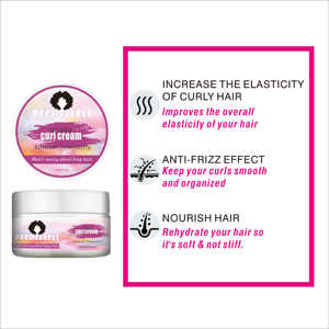 Crème coiffante définissante pour boucles à la noix de coco en gros OEM, contrôle des frisottis, hydratante, rehausseur de boucles pour cheveux crépus africains, MOQ - Product Image 5