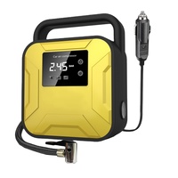 Compresseur d'air numérique portable 12V pour voiture, pompe à gonfler les pneus