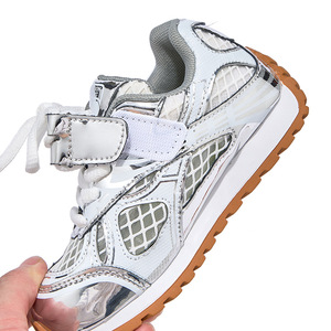 Enfants blanc baskets course chaussures de sport garçons filles léger maille respirant le plus chaud à la mode chaussures de marche en plein air - Product Image 5