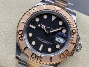 Montre de yacht mécanique étanche 40mm CleanF 126622 en acier 904l 3235 mouvement de plongée deux tons en or rose de qualité supérieure - Product Image 2