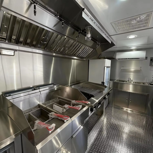 <span class=keywords><strong>Remorque</strong></span> alimentaire mobile commerciale entièrement équipée, chariot de vente de café, glaces et en-cas, cuisine extérieure, camion-restaurant - Product Image 6