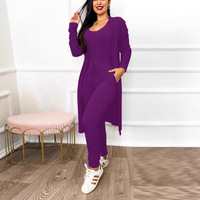 Pakaian Tidur Wanita Bahan Katun Rayon Lembut Nyaman, Legging Slim Fitness Viscose, Set Piyama Modal 3 Potong dan 2 Potong