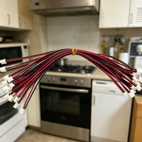 Kabel Harness Konektor JST PH 2.0mm 2-Pin, Kabel Tembaga Berlapis Timah 24AWG Merah/Hitam untuk Peralatan Rumah Tangga, LED & Peralatan Tenaga Surya
