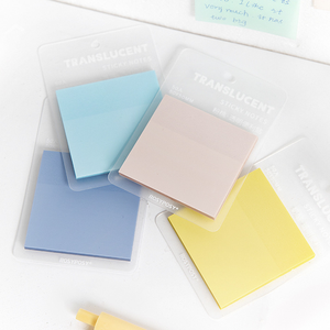 Miếng Dán Ghi Nhớ Trong Mờ Tự Dính Tùy Chỉnh Đồ Dùng Học Tập Giấy Dán Trong Suốt - Product Image 1