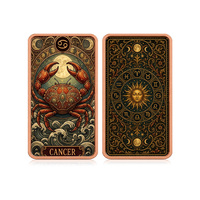 Pièce de monnaie en cuivre pur 999 de 1 once, motif Art Tarot 12 Constellations, lingot commémoratif Horoscope