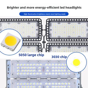 Holofote LED à Prova d'Água IP66 100W-1000W com Chip Lumileds para Iluminação Externa de Estádios e Túneis - Product Image 4