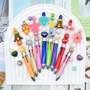 La nouvelle série d'été mignonne de dessin animé <span class=keywords><strong>est</strong></span> à la fois belle à la mode c'<span class=keywords><strong>est</strong></span> un accessoire de stylo à bille de bricolage fait de matériel de PVC - Product Image 3