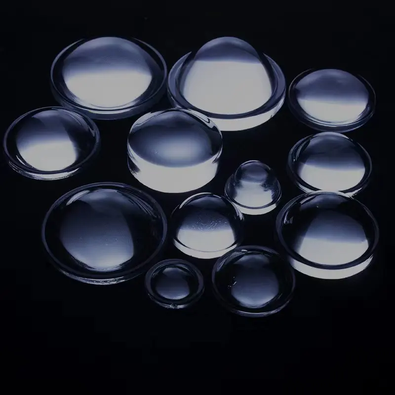 UVC led를 위한 주문을 받아서 만들어진 광학 유리 융합된 실리카 JGS1 직경 30mm FL30mm 비구면 렌즈