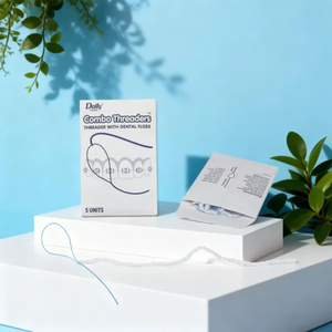 <span class=keywords><strong>Fil</strong></span> <span class=keywords><strong>dentaire</strong></span> orthodontique épais et extensible pour usage quotidien et voyage, avec enfile-<span class=keywords><strong>fil</strong></span>, 5 pièces pour le nettoyage des appareils dentaires, en sachet en papier - Product Image 3