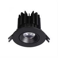 Spot LED Encastrable Moderne 12W avec RGB PIR 12V, Éclairage d'Urgence Dimmable IP33 6000K Lumière du Jour pour Plafond Maison et Bureau
