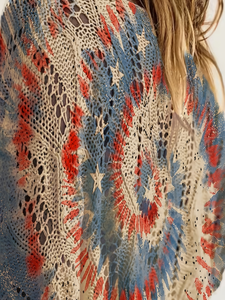 Suéter Feminino Borboleta e Floral em Tricô 2026 Verão Oversized com Malha Pointelle 100% Poliéster Estampado Colorido Estilo Boho - Product Image 4