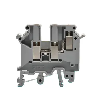 Elektrische Draadconnector UK5-TWIN Schroefklempaneel Gemonteerd Din Rail Elektrische Draadklemmen