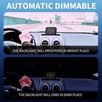 Panneau d'interrupteur 6 gangs universel 12V boîtier de commande de panneau d'interrupteur automatique à intensité variable ON-OFF LED Pod d'interrupteur pour voiture camion bateau ATV