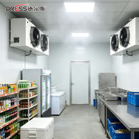 Watergekoelde condensorunit voor koelcelkoeling en warmtewisselaarapparatuur met condensor voor diepvriesgroothandel