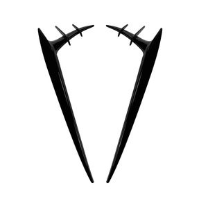 Audi A7 S7 C7 Front Bumper Decals Piano Black Carbon Fiber Texture Adhesive Car Stickers 2015-2018 - Product Image 5