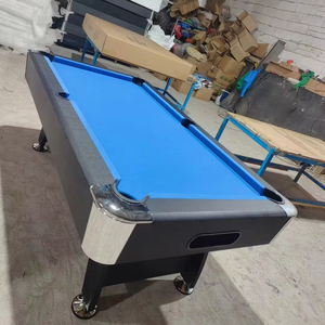 Table de <span class=keywords><strong>billard</strong></span> classique de petite taille prête à être expédiée, design simple, 6 pieds, 3 en 1, avec retour automatique des billes - Product Image 4