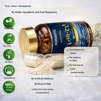 Complexe de magnésium 700 mg, 120 capsules pour le sommeil, la relaxation musculaire, l'apaisement, végétalien, sans OGM, sans gluten, marque privée