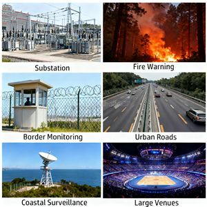 Caméra <span class=keywords><strong>IP</strong></span> étanche anti-explosion de fabrication industrielle, en alliage d'aluminium, sécurité, capteur CMOS 2MP 4MP, PTZ IP68, CCTV, vision nocturne pour bateau - Product Image 4