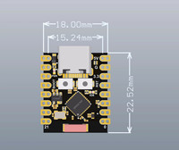 Carte de développement ESP32-C3 SuperMini WiFi pour l'apprentissage des microcontrôleurs 51