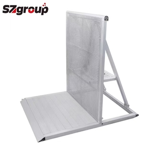 Barrière pliable chaude de contrôle de foule de barrière d'événement en aluminium portative pour la gestion de sécurité de portes d'allée de grands concerts d'étape - Product Image 1