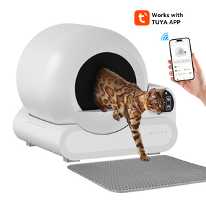 70L Wi-Fi Kontrollü Akıllı Kedi Tuvaleti, 10kg Kediler İçin Plastik Otomatik Kendini Temizleyen Tuvalet, Kolay Temizlenen Aksesuarlı - Product Image 1