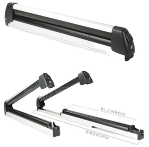 Porte-bagages fixe <span class=keywords><strong>pour</strong></span> <span class=keywords><strong>toit</strong></span> <span class=keywords><strong>de</strong></span> voiture en alliage d'aluminium, pinces à double <span class=keywords><strong>ski</strong></span> <span class=keywords><strong>pour</strong></span> snowboard - Product Image 6
