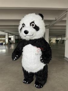 Costumes de tête de <span class=keywords><strong>panda</strong></span> <span class=keywords><strong>KungFu</strong></span> Costume de mascotte de <span class=keywords><strong>panda</strong></span> réaliste pour adultes, hommes et femmes - Product Image 5