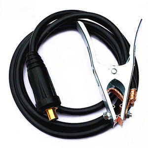 Bid Welding Machine Grounding Wire 35-50mm Copper Cable With <b>Clamp</b> And <b>Quick</b> Connector For Welding Equipment - Product Image 1
