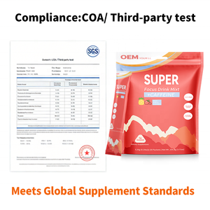 Venta al por mayor: Mezcla de bebida nootrópica Super Focus con Magnesio, Melena de León y Rhodiola. Plazo de entrega rápido, pedido flexible. - Product Image 5