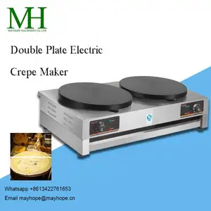 New Design Non Stick Automatic Crepes Machine Making Electric Crepe Maker Pancake Making Machine
