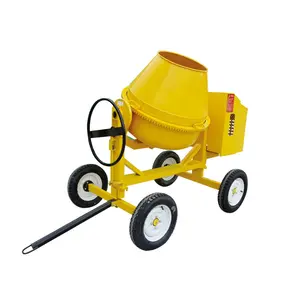 High Quality Mobile Portable Pan Mixer Concrete Pan Mixer Concrete Engineering &amp; Construction Machinery