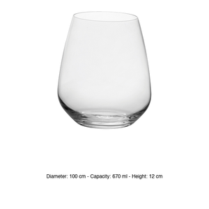 Verre à eau en cristal Crescendo de Luigi Bormioli, 67 cl, H 12 cm, Ø 10 cm - Product Image 3