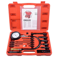 Kit de test de jauge d'outil automobile TU-15B, kit professionnel de testeur de compression de cylindre de moteur diesel avec étui, détecteur de pression