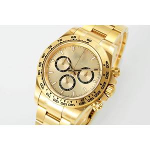 Reloj Mecánico de Movimiento Automático para Hombre, de Acero Inoxidable Dorado, Lujoso, Resistente al Agua, Diseño Drioshipping - Product Image 3