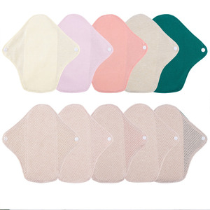 Juego de Toallas Sanitarias Reutilizables de Forro Polar Rosa Personalizadas, Toalla Menstrual Lavable Reutilizable, Toalla Sanitaria de Algodón Reutilizable - Product Image 2