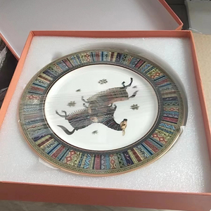 ชุดจานอาหารหรูหราขนาด 10 นิ้ว ทำจากเซรามิกเนื้อละเอียดลายม้า สำหรับใช้ในบ้านหรือเป็นของขวัญ ขายส่ง - Product Image 5