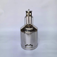 Bidon de calibration en acier inoxydable 5L 10L 20L pour l'utilisation en station-service et au gaz