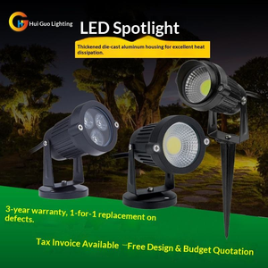 Faretto da Giardino Impermeabile IP65 a Incasso per Esterni, Lampada da Terra Corrugata per Paesaggio e Alberi - Product Image 5