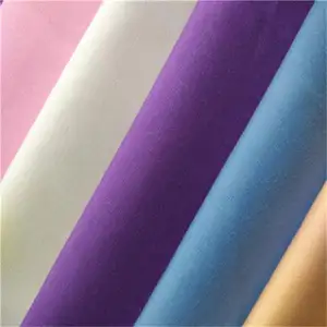 Customized Texture Materials 90% Polyester 10% Cotton Poplin 45*45 110*76 Dyed Fabrics