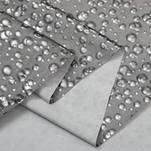 コットン服外装生地230T高弾性<span class=keywords><strong>75d</strong></span>ポリエステルタフタPUプリントコーティングポンジー生地 - Product Image 5