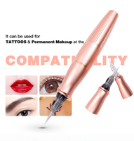 Duitsland Coreless Motor Permanente Make-Up Machine Pen Digitale Micropigmentatie Machine Met Twee Grepen Voor Biomaser P90 Machine