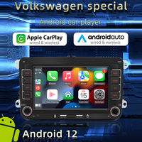 7 pulgadas 2 Din pantalla táctil Android Auto Radio Player VW Carplay Mirror Link FM BT GPS WIFI estéreo coche amplificador DSP Navigator MP4