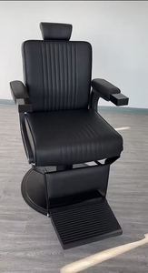 Chaise de coiffure de luxe décontractée, chaise de salon de coiffure haut de gamme, chaise robuste, chaise de coiffure, chaise à revêtement huilé, chaise rétro - Product Image 4