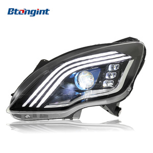 10-17メルセデスベンツRクラスW251ヘッドライトアセンブリ修正LEDレンズ昼間ランニングライトに適しています - Product Image 1