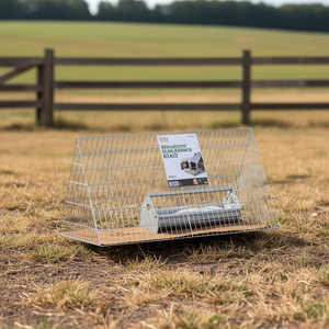 Jaula para Pollos de Acero Galvanizado Plateado, 43.31 x 21.65 x 21.65 Pulgadas, Alta Rigidez, para Cría de Aves de Corral - Product Image 2